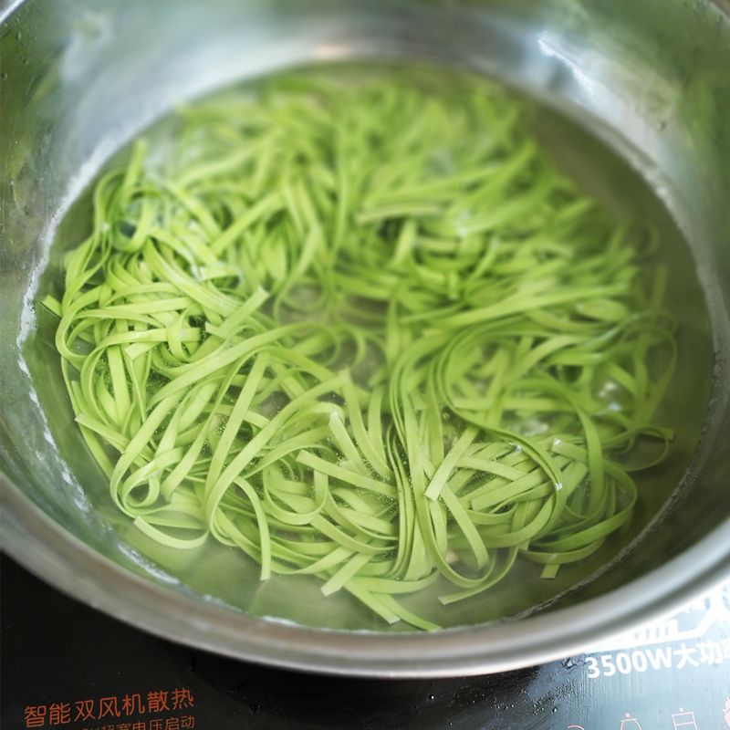 菠菜面条2斤手工蔬菜面条碱水面条农家挂面