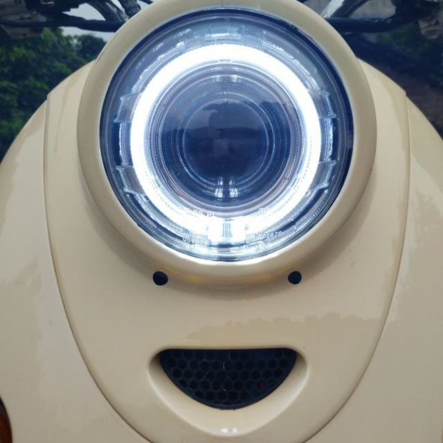 小龟电动车摩托车大灯总成q5海5氙气灯双光透镜天使眼恶魔眼包邮