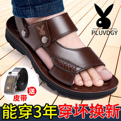 花花公子新款男士凉鞋