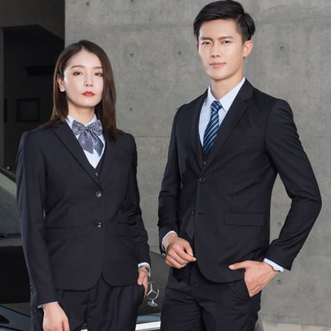 Suit suit for men and women, business attire, vest suit, bank hotel manager formal wear, 4S store insurance sales work clothes