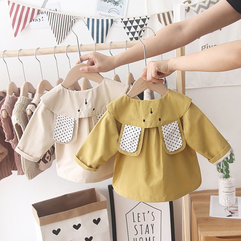 Children's wear 2020 spring and Autumn New Korean version of baby girl's cotton windbreaker
