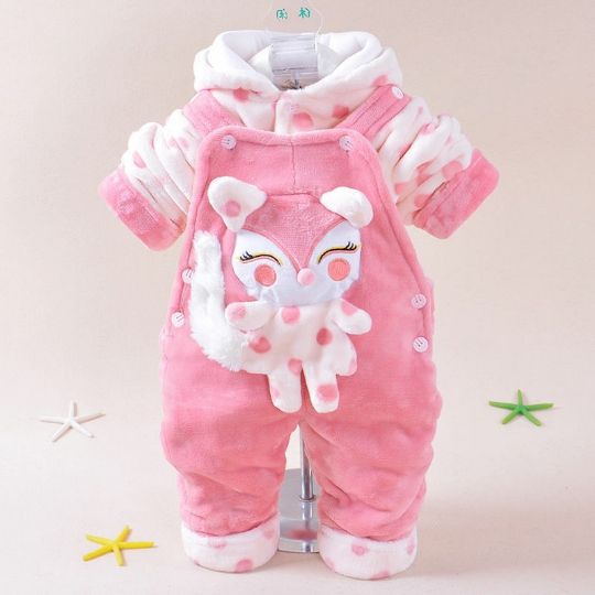童装男童秋冬装0-1-2岁婴儿童冬季套装宝宝6个月新生儿棉衣服唐装