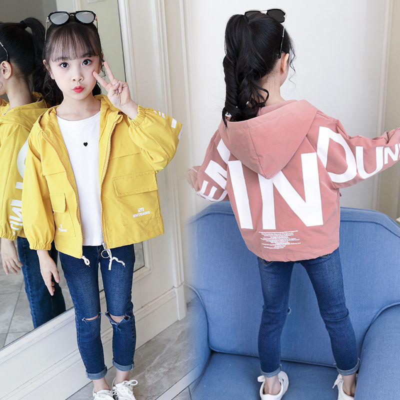 Children's wear girls' spring and autumn coat children's spring 2020 new Korean jacket girls' foreign style top