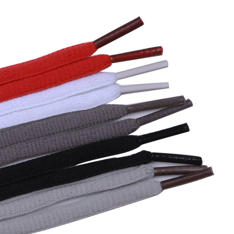 黑色运动休闲跑步球鞋带子鞋带半圆形扁圆