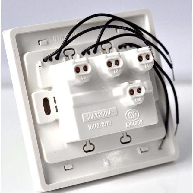 西蒙开关新贵58系列三位单极开关带led指示s51033bd三位单控