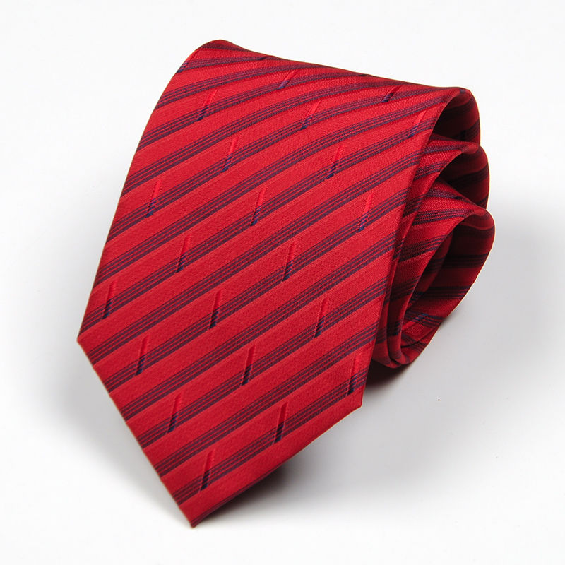 黑色领带男士正装商务职业西装结婚新郎红色宽领带衬衫学生手打款