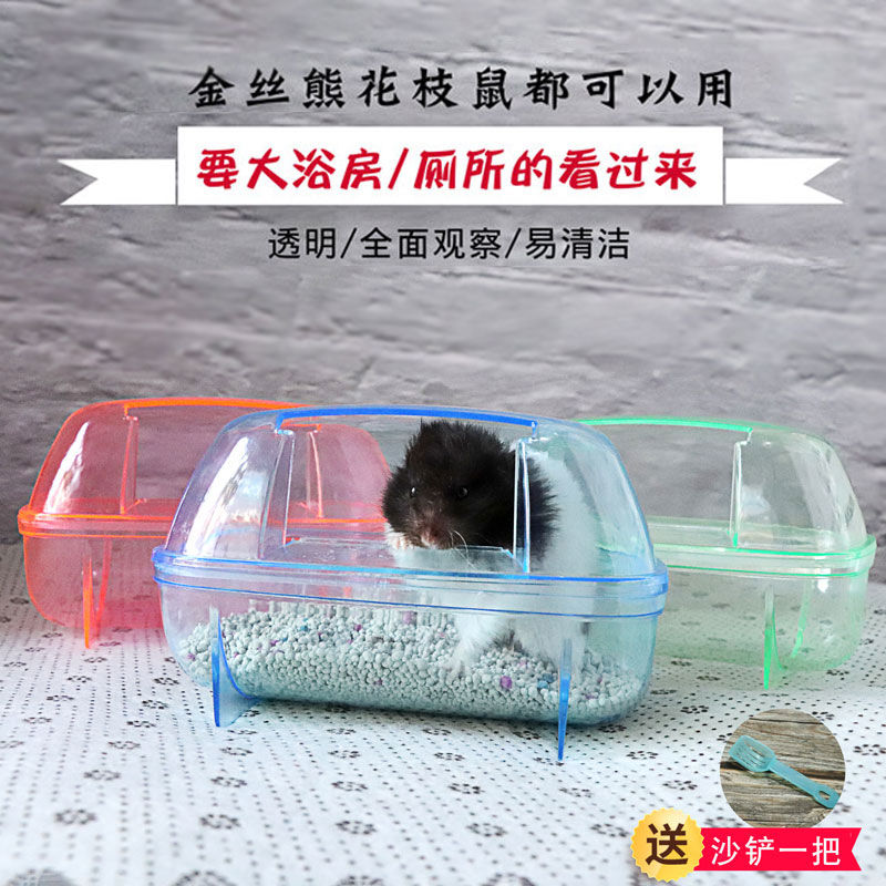 Golden Bear bath room bathtub hamster bath small pet bath bath bath bath pet toilet bath supplies delivery sand shovel