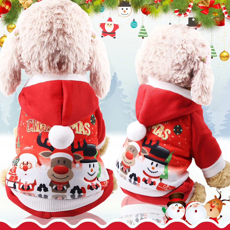 Christmas four legged clothes dog clothes cat pet clothes autumn and winter new products Festival funny medium dog Festival