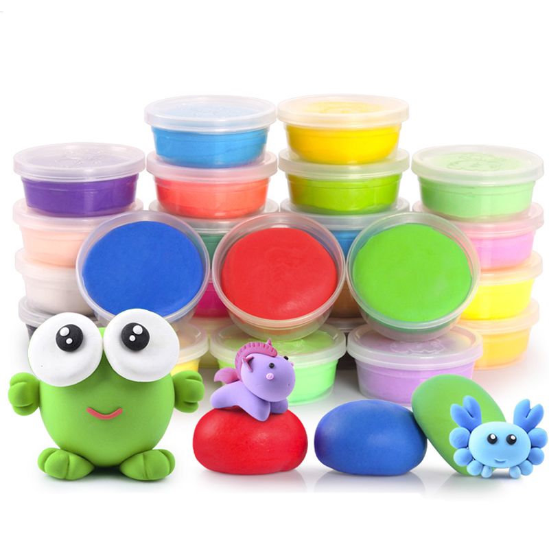 新生彩超轻粘土橡皮泥安全无毒黏土太空泥彩泥套装儿童益智玩具