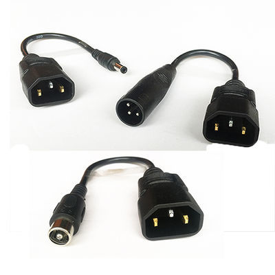 电动车锂电池DC卡农头视频插头通用型转接线充电桩充电连接转换线