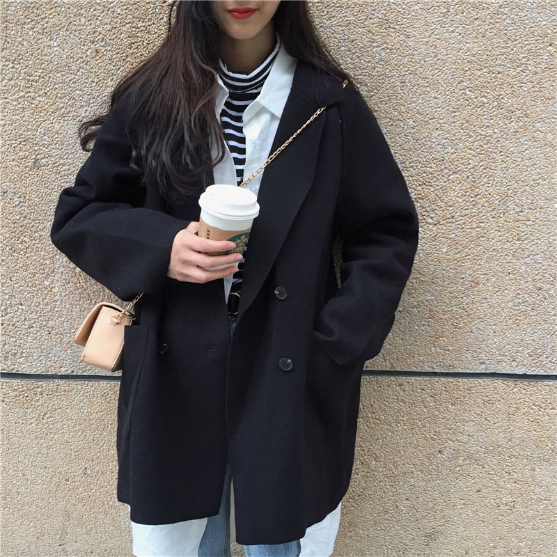 Small suit coat girl 2020 spring and autumn new loose Korean version students' versatile small foreign style small suit women