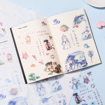手帐贴纸和纸贴纸