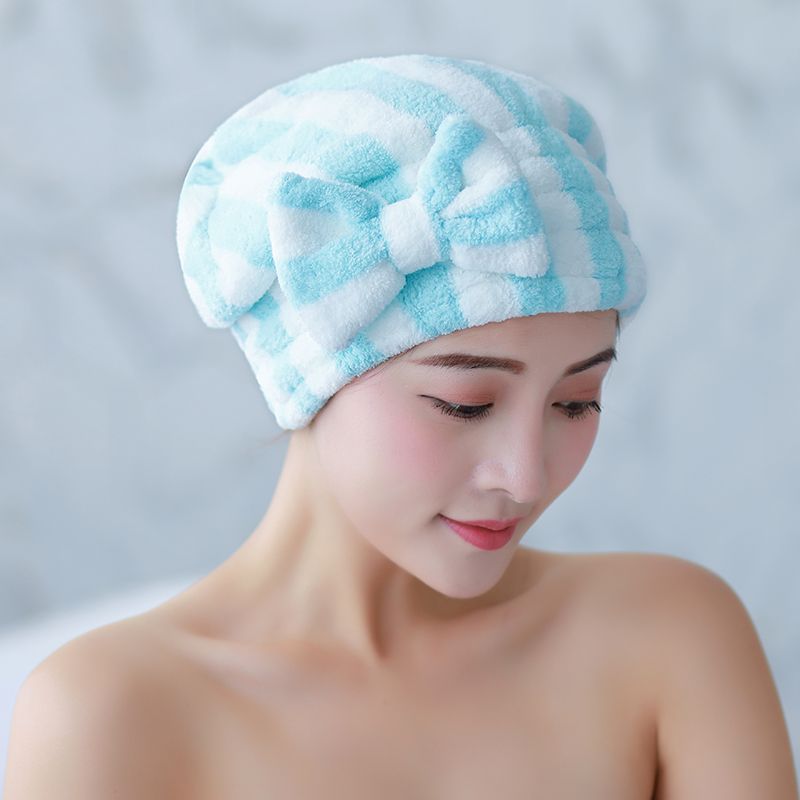 Dry hair cap absorb water fast dry long hair dry hair cap thicken wipe head fast dry hair towel cap coral velvet bath cap Headband