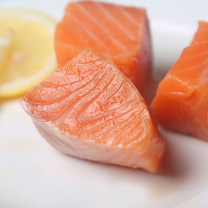 三文鱼新鲜宝宝辅食丹麦进口冰鲜婴儿独立小包装200g当天现杀海鲜