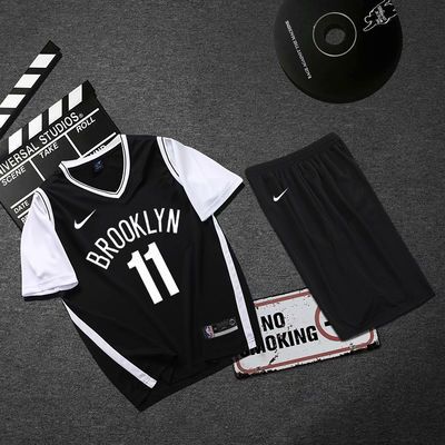 16430/假两件球衣11欧文詹姆斯男女定制NBA篮球服篮网湖人短袖套装队服