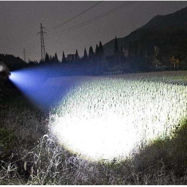 强光手电筒可充电超亮远射防水汽车氙气灯户外多功能特种兵手电筒