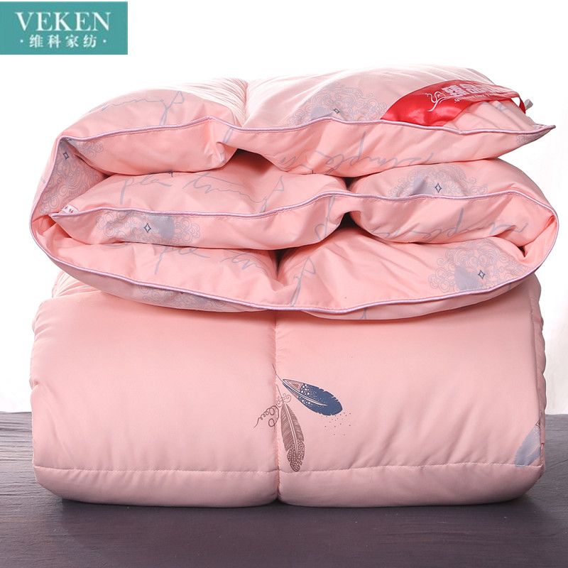 维科正品羽丝绒棉被子冬季加厚保暖冬被芯空调被学生春秋被子_双氙车