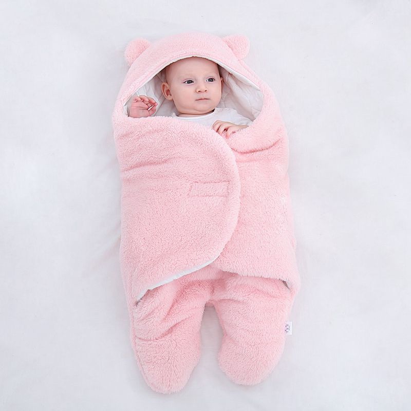 Newborn's Quilt Baby's quilt thickened anti shock swaddling for 0-3-6 months