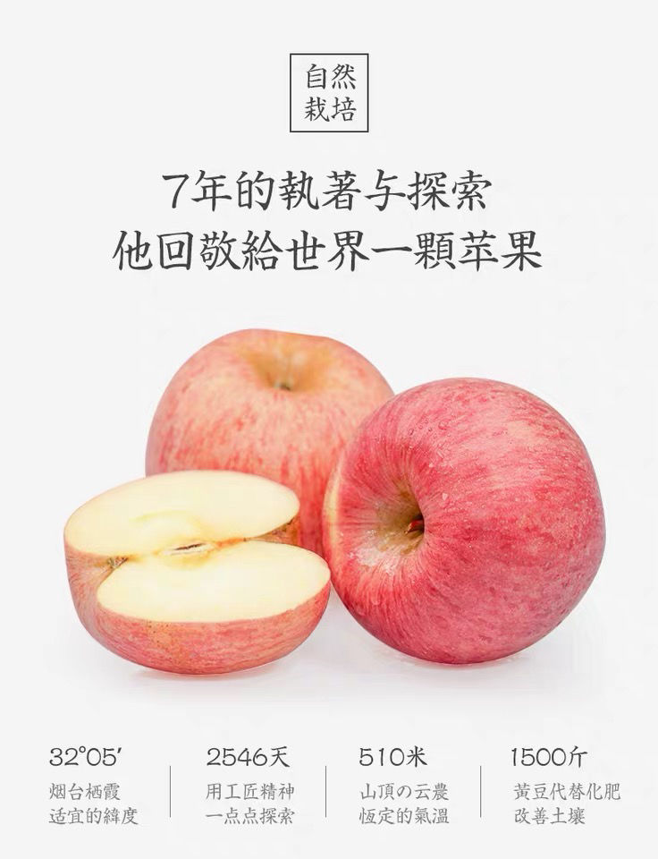 苹果水果烟台红富士新鲜整箱批发山东丑果3/5/10斤冰糖心脆甜多汁