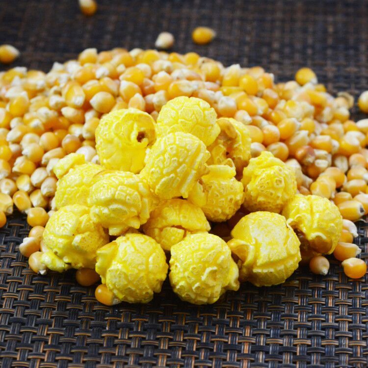 爆裂小玉米粒爆米花专用玉米粒微波爆花玉米原料批发球形蝶形1斤