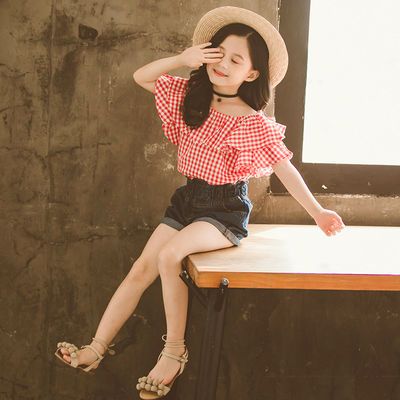 格子套装女夏夏装