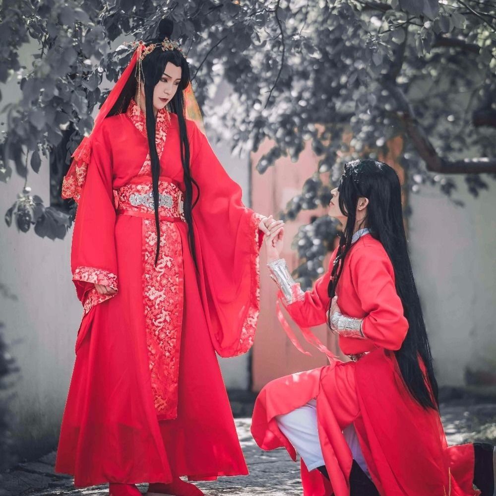 天官赐福cos服花城cosplay男女装谢怜cos服婚服全套