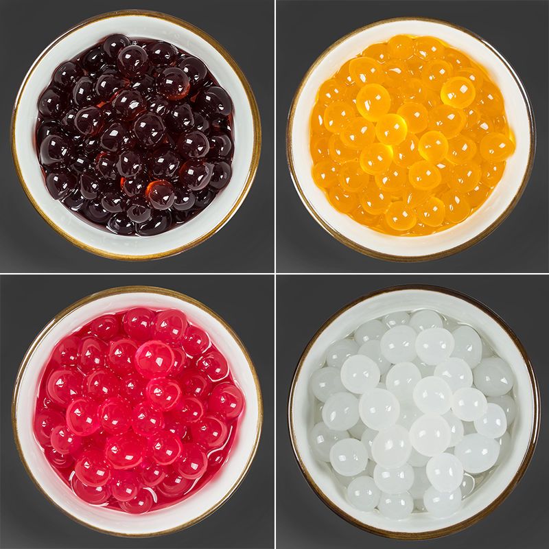 【特价】黑海盗爆爆珠2.5斤 芒果味爆爆蛋奶茶店专用免煮爆浆珍珠