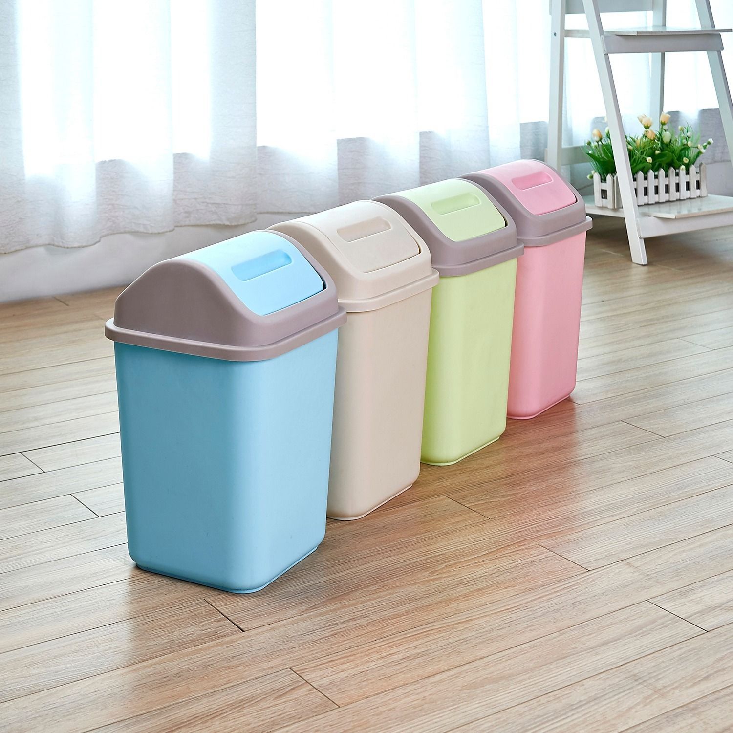 卫生间垃圾桶大小号家用客厅卧室可爱有盖厨房带盖办公室拉圾筒