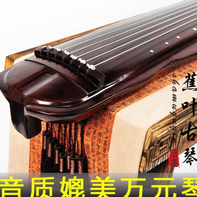 蕉叶式百年老杉木古琴演奏级收藏级古琴生漆鹿角霜