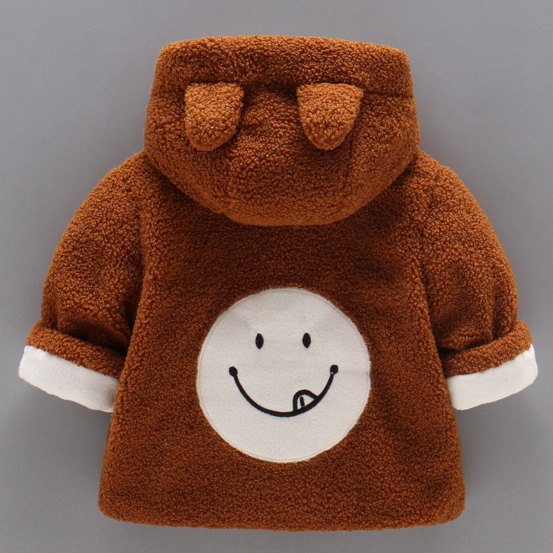 Boys and girls fur coat new imitation Teddy fur coat children's clothing baby fur thickened cotton padded winter