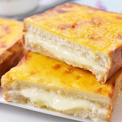 【整箱2斤】岩烧乳酪夹心吐司面包片蛋糕早餐糕点批发1斤-半斤