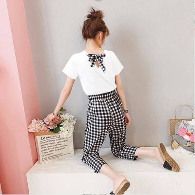 格子套装女夏夏装