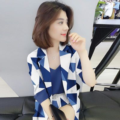 格子套装女夏夏装