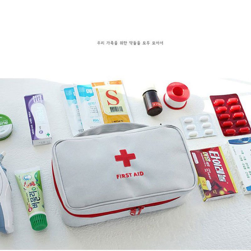 医药包 家庭户外医疗包学生药品收纳包 便携式随身小药包防疫包