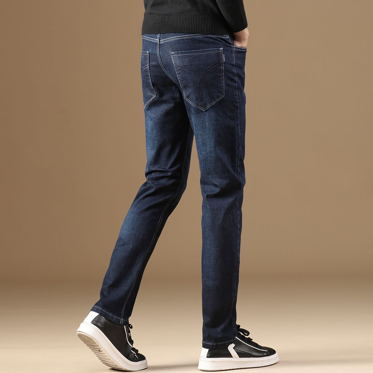 春夏款男士弹力牛仔裤男宽松直筒潮流修身青年休闲韩版舒适靓仔装