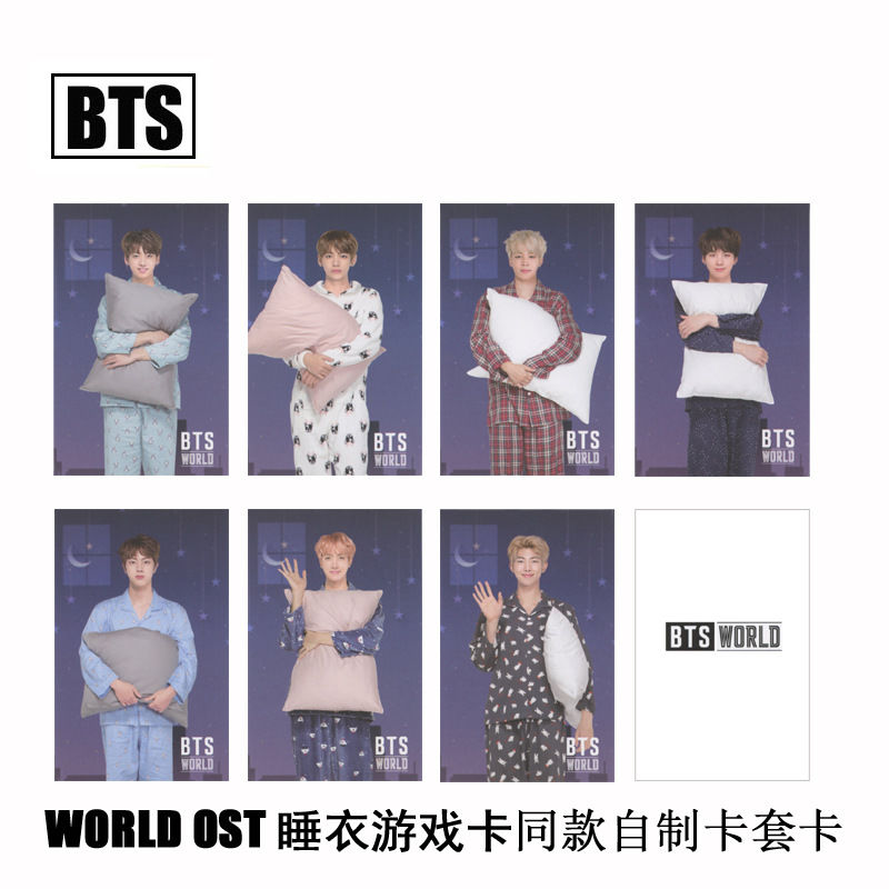 Bts 防弹少年团专辑同款自制小卡签名小卡wings 花样年华同款 虎窝拼