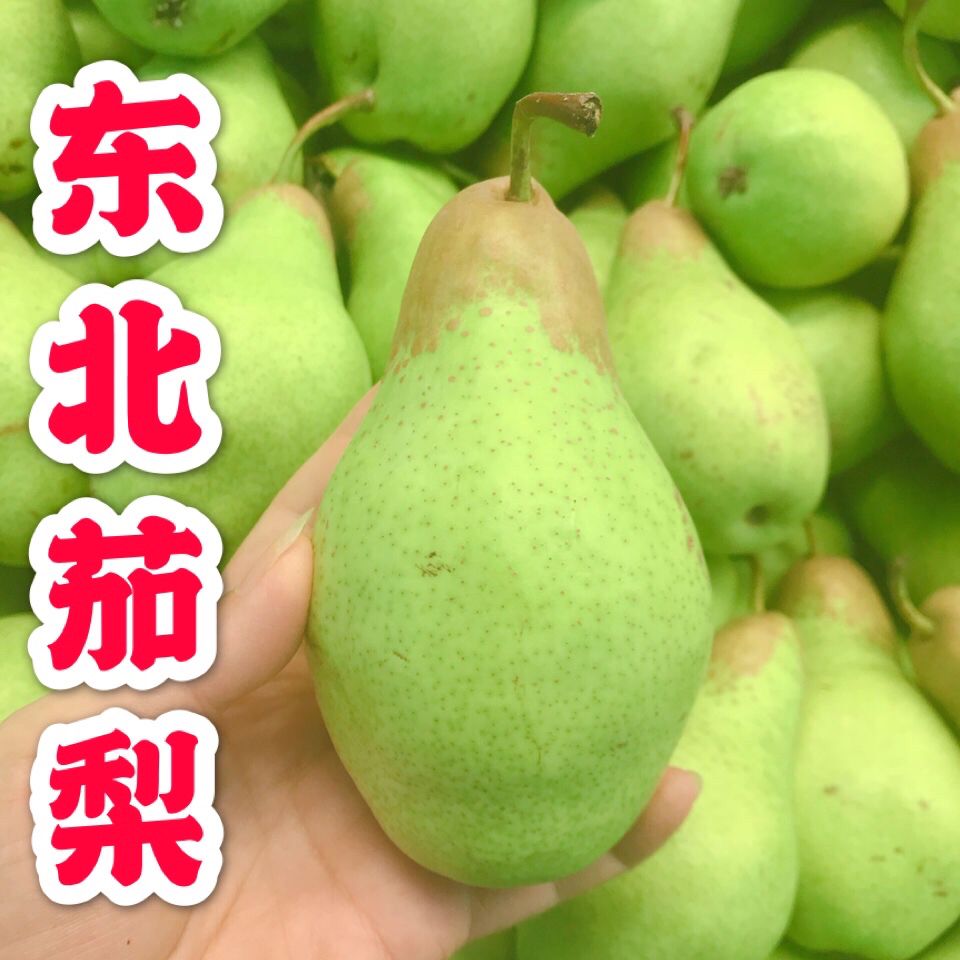 水果应季新鲜梨子东北茄梨太婆梨香蕉梨大头梨啤梨软糯香甜