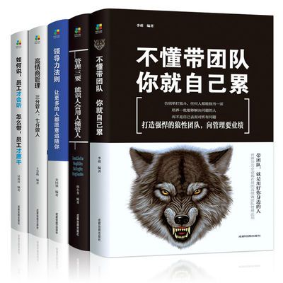 不懂带团队你就自己累管理学类书籍领导力企业管理方面的书籍