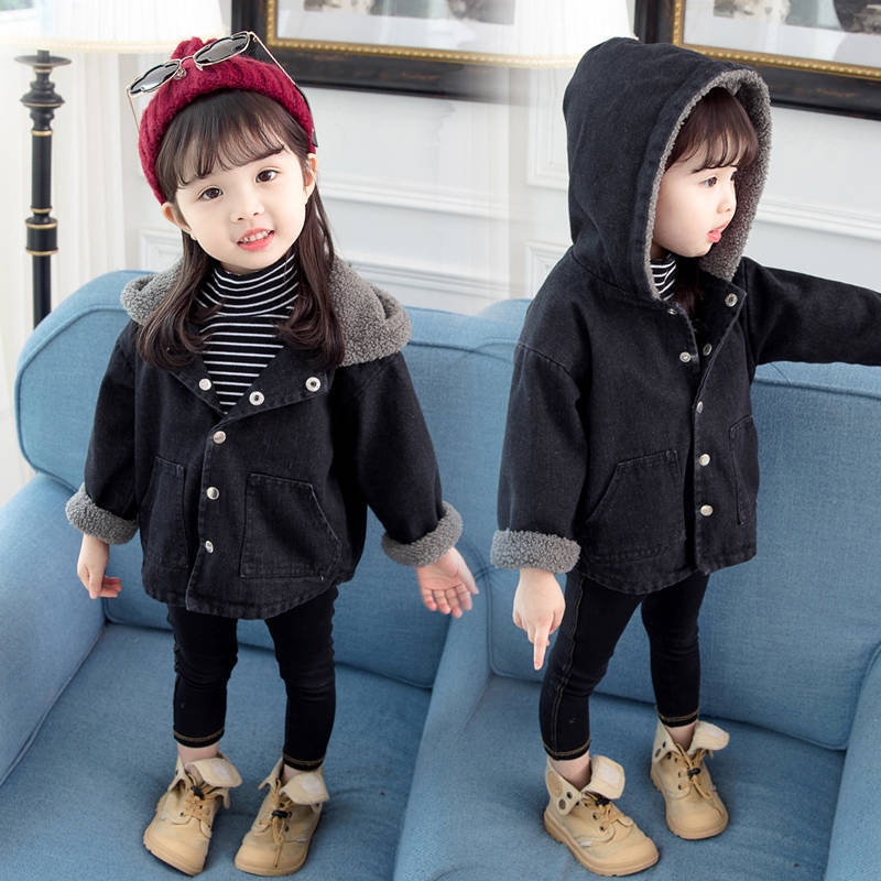 Girls' coat 1 year old baby 2 jacket 3 pairs of boys' Jeans 4 coats 5 winter clothes 6 children's clothes baby clothes winter