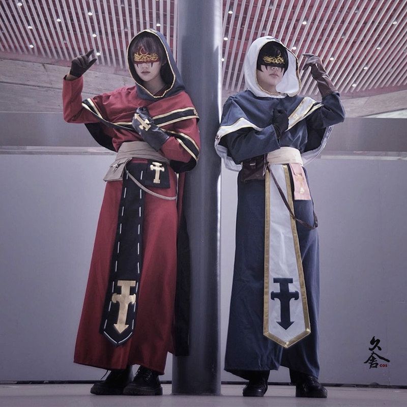 cosplay男生,Cosplay服装 第五人格牧羊人cosplay服装女动漫 先知占卜师cos男审判者cos