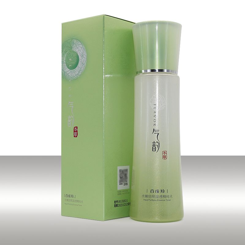 正品百雀羚气韵草本水嫩倍现盈透精纯水120ml女补水保湿正装专柜