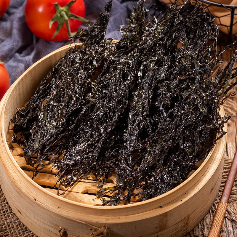75805-野生紫菜干货100克一斤散装紫菜海苔零食紫菜汤泡冲即食无沙免洗-详情图