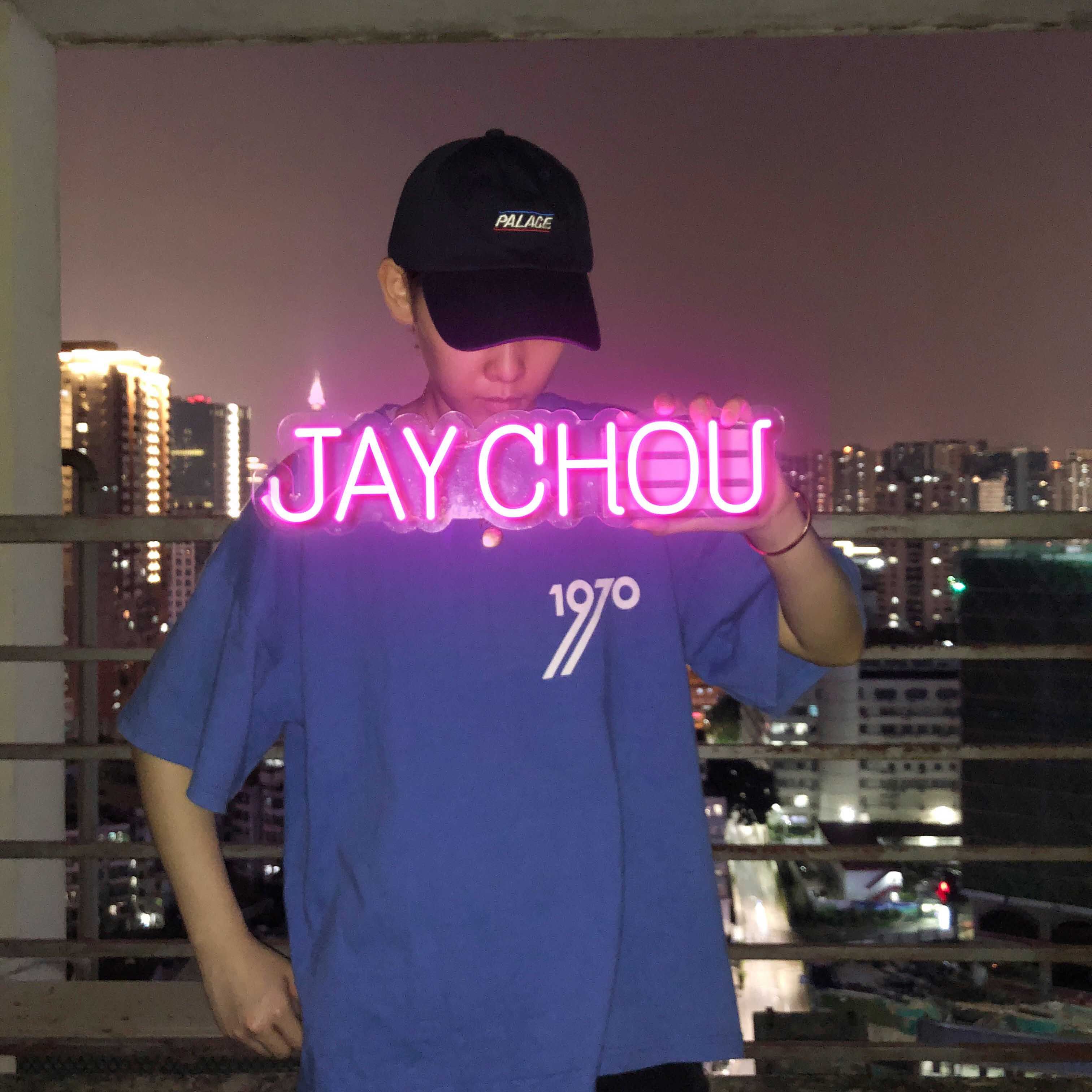 led霓虹灯定制周杰伦上海杭州演唱会2019同款明星应援灯牌手举牌