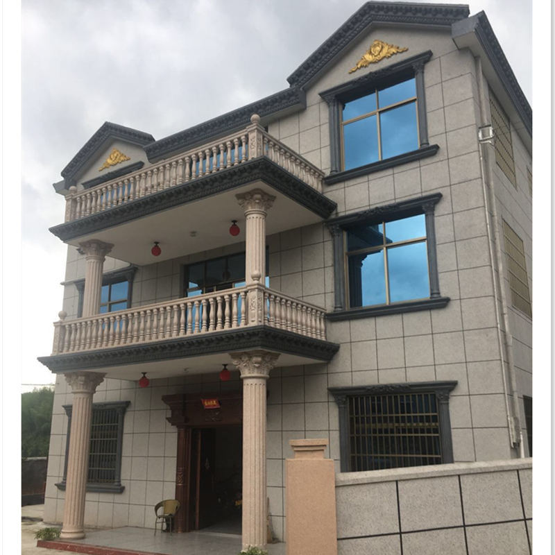 欧式水泥预制现浇塑钢山花模具别墅外墙装饰门窗套罗马柱加厚磨具