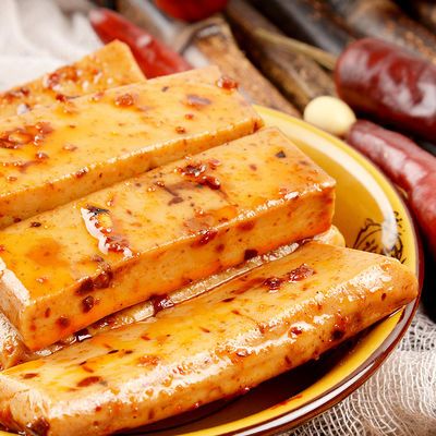 五香麻辣香辣豆干零食独立包装手磨豆腐干网红休闲小吃豆制品批发