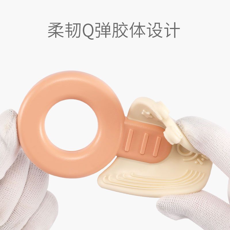 新生婴幼儿宝宝益智牙胶手抓摇铃安抚玩具3-6-12个月婴儿童0-1岁