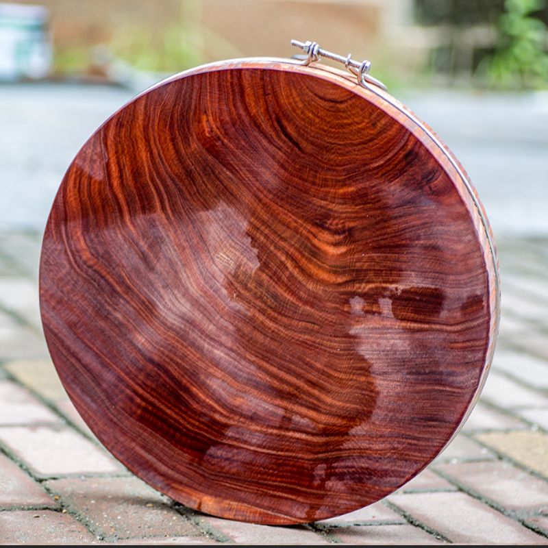 越南铁木菜板蚬木砧板越南广西实木案板整木面板厨房菜板圆形刀板