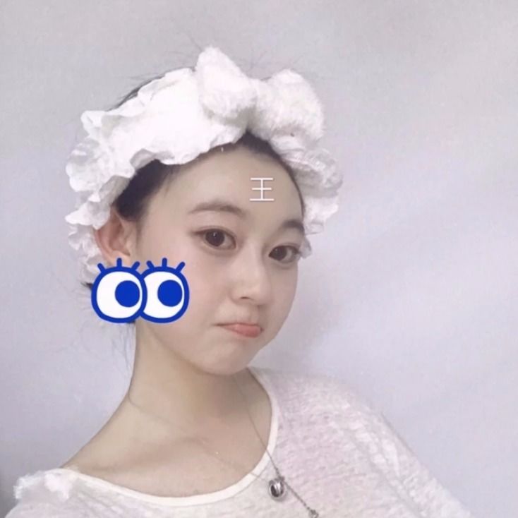 蕾丝蝴蝶结洗脸发带甜美公主荷叶边发箍宽边面膜头巾束发带女头饰