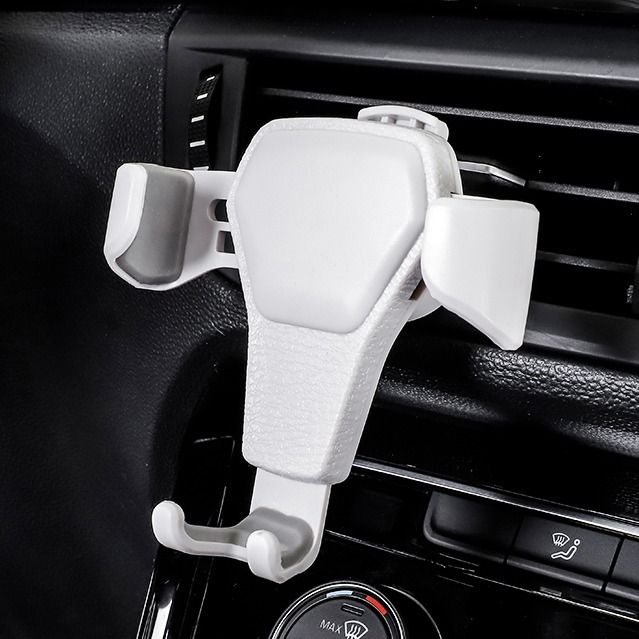 新款车载手机支架汽车重力感应支撑架卡扣式多功能出风口导航支架