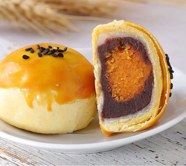 蛋黄酥雪媚娘麻薯传统糕点心散装紫薯味早餐月饼网红零食品小吃